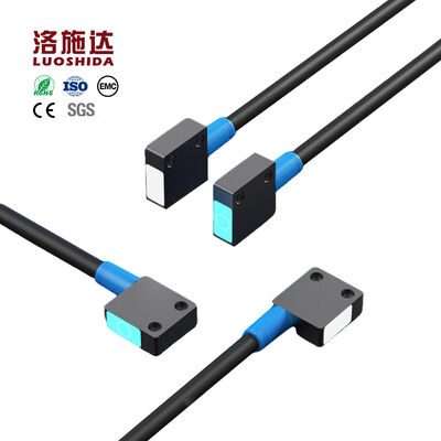 Q14 Sensore Laser Fotoelettrico Diffuso NPN/PNP/NO/NC Distanza di Rilevamento 100mm/300mm IP65 Non a Filo